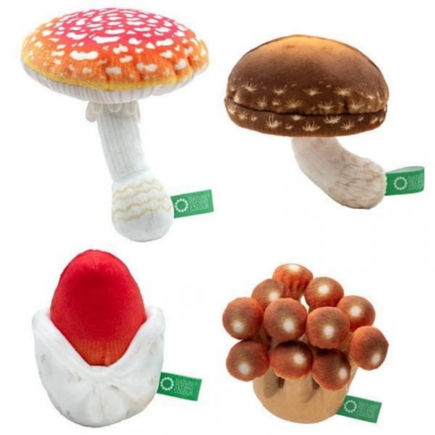 Amazon.co.jp: ネイチャーテクニカラー MONO キノコのぬいぐるみ [全4